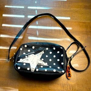 Golden Goose Starry Black and White Crossbody Bag